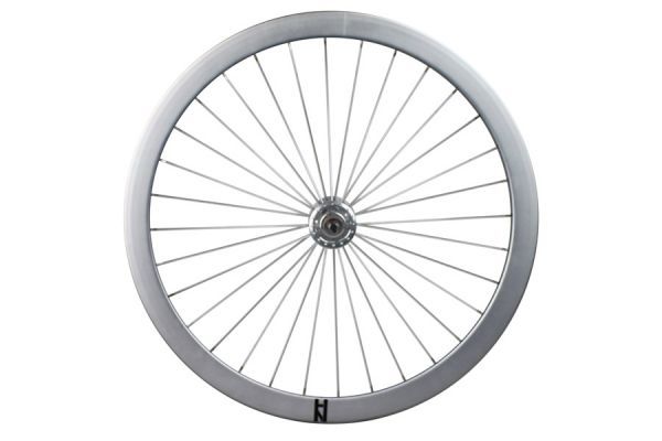 H plus Son Formation Face Fixie Front Wheel - Silver