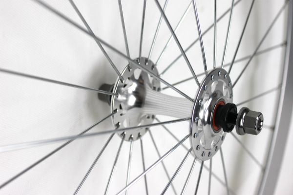 Paire de Roues Fixie H+Son Formation Face Argent