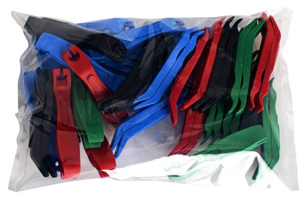 Unior 1657 Tire Levers 27 Pairs - Multicoloured