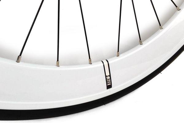 Santafixie 60mm Coaster Brake Rear Wheel + Inner Tube + Tire - White