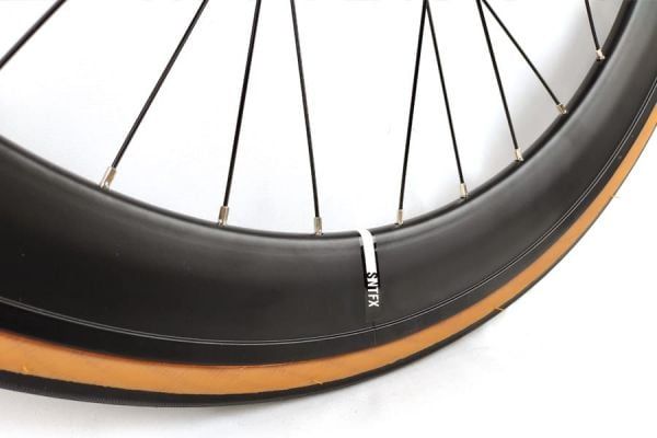 Santafixie 60mm Rear Wheel + Inner Tube + Tire - Black Classic