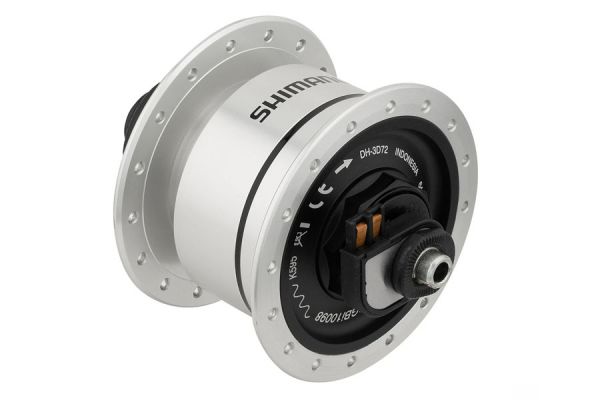 Shimano Deore LX DH-3D72 Dynamo Hub - Sølv