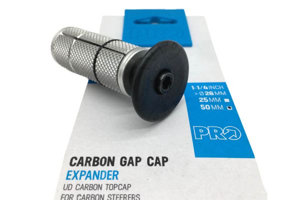 Expansor de dirección PRO Gap Cap 25mm Negro