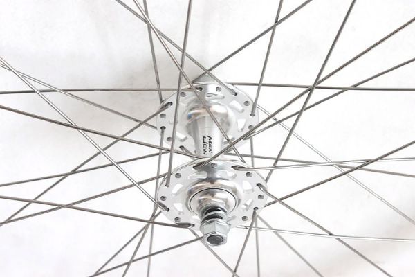 Weinmann DP18 Fixed Gear Voorwiel - Zwart Zilver