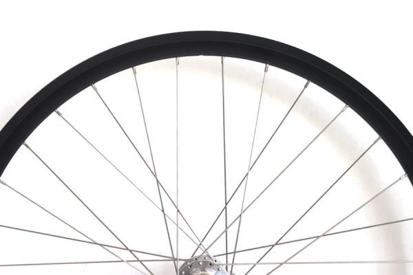 Weinmann DP18 Fixie Front Wheel - Black Silver