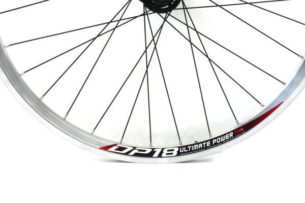 Weinmann DP18 Fixie Rear Wheel - Silver Black