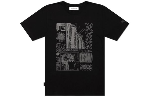 Dosnoventa TV SS T-shirt - Sort