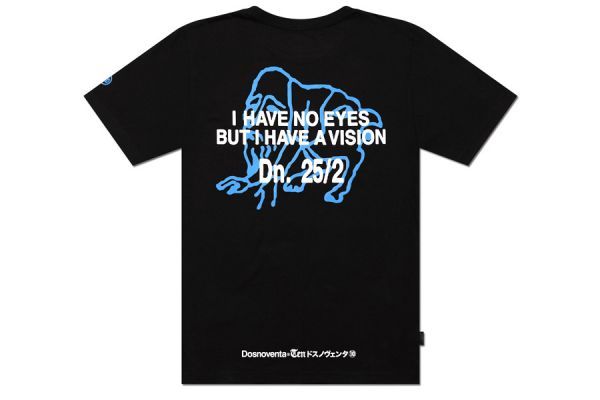 T-shirt Dosnoventa Vision SS Noir