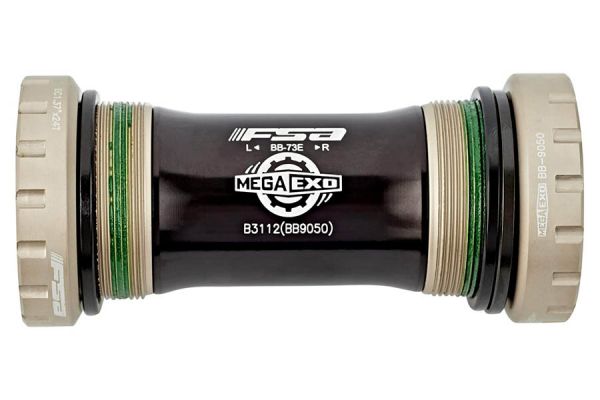 Boîtier de pédalier FSA BB9050 Mega Exo 24mm BSA 68-73mm Noir