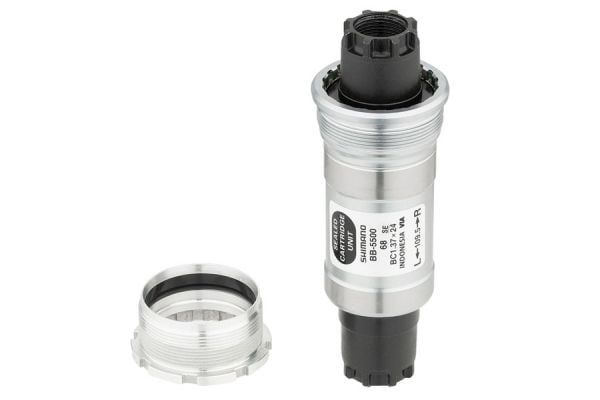 Eje de pedalier Shimano BB-5500 109,5 mm BSA Plata