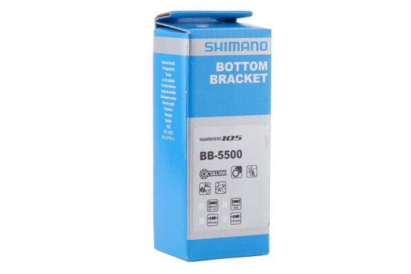 Boîtier de pédalier Shimano BB-5500 109,5 mm ITA Argent