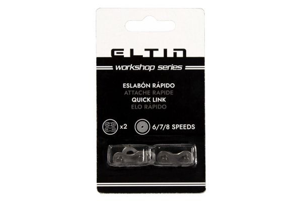 Eltin Chain link 6/7/8S 2 pieces - Silver