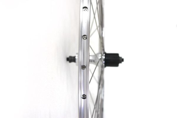 Gurpil Excel 700c (ETRTO 622x13) Rear Wheel with 7S Cassette - Polished
