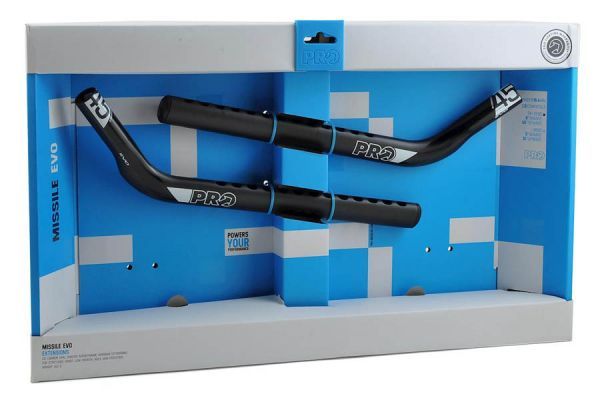 PRO Missile Evo Carbon Ski-Bend Clip-On Lenkeraufsatz - Schwarz