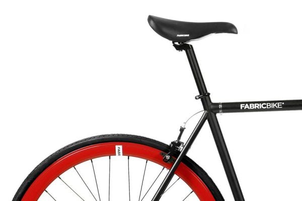 FabricBike Fixie / Singlespeed Fahrrad - Black & Red