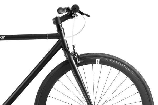 FabricBike Matte Black & White 3.0 Fixie Bike