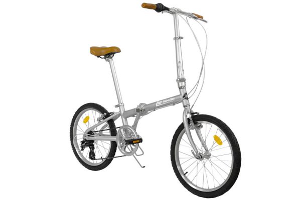 FabricBike Folding 7 Speed Bicycle - Space Grey