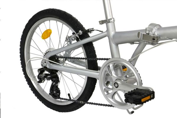 FabricBike Folding 7 Speed Bicycle - Space Grey