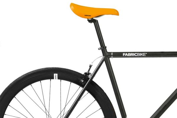 Bicicleta Fixie FabricBike Original Matte Black & Orange 2.0