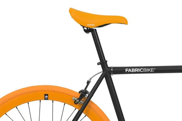 Vélo Fixie FabricBike Matte Black & Orange 3.0