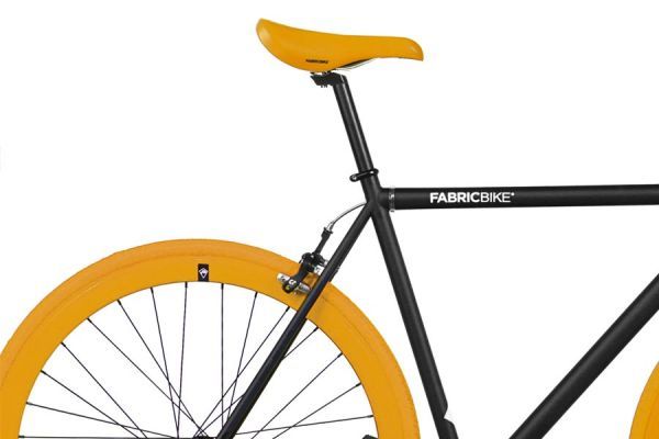 Bicicletta Fixie FabricBike Matte Black & Orange