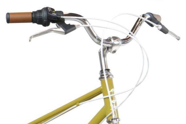 FabricBike Portobello 7 Speed City Bicycle - Olive