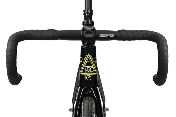 FabricBike Aero Track Bicycle - Glossy Black & Gold