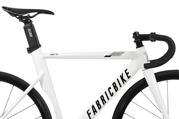 FabricBike Aero Gossy White & Black Track Bike