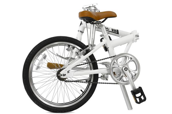 FabricBike Folding Bicycle - Matte White