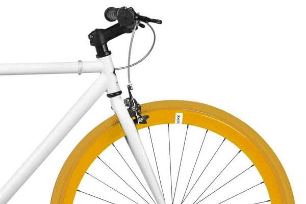 Bicicleta Fixie FabricBike Original White & Orange