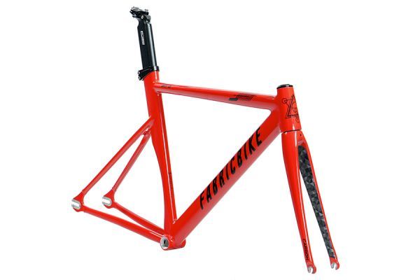 FabricBike Aero Rahmenset - Glossy Red & Black