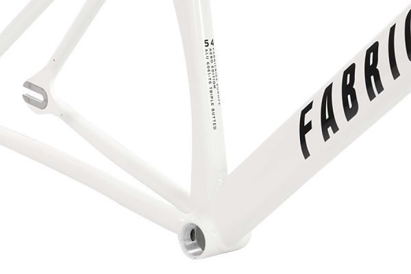 FabricBike Aero Glossy White & Black Track Frameset