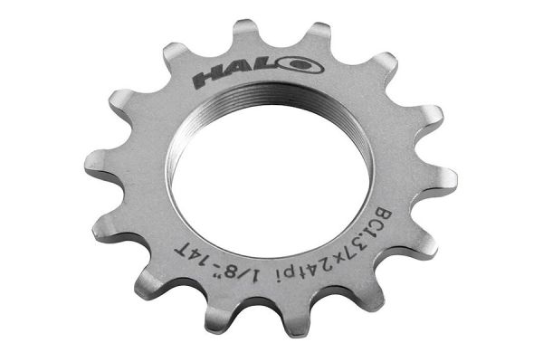 Piñón Fijo Halo 14d Plata