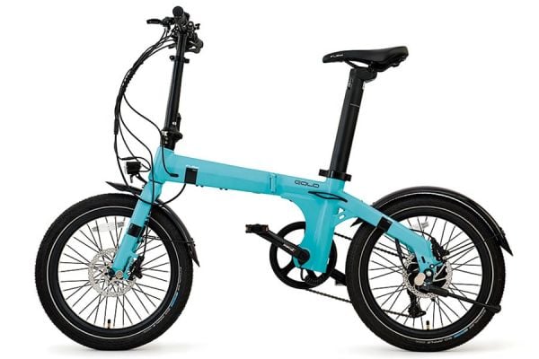 Bicicleta Eléctrica Plegable Flebi Eolo Celeste