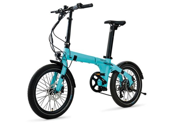 Bicicleta Eléctrica Plegable Flebi Eolo Celeste