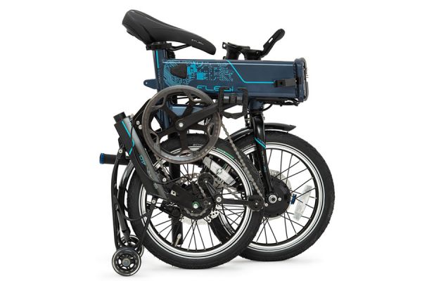 Flebi Supra Folding e-Bike Tech Navy