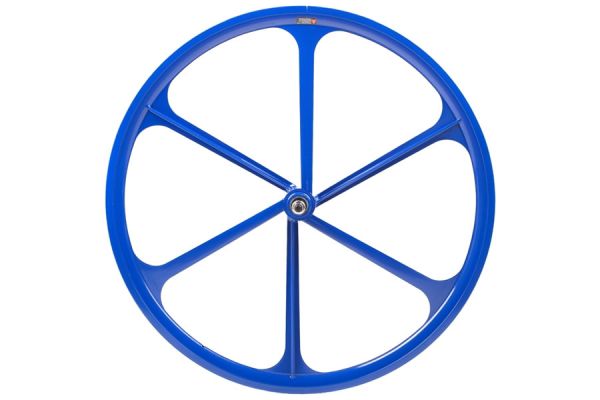 Roue Avant Fixie Teny Rim 6 Spoke Bleu