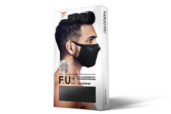 Naroo F.U.+ Masker - Zwart