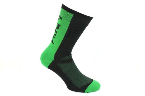 Rueda Festival Fuck Cars Cyclist Socks - Green