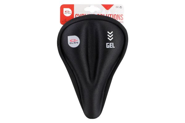 Eltin Gel Adjustable Saddle Cover - Black