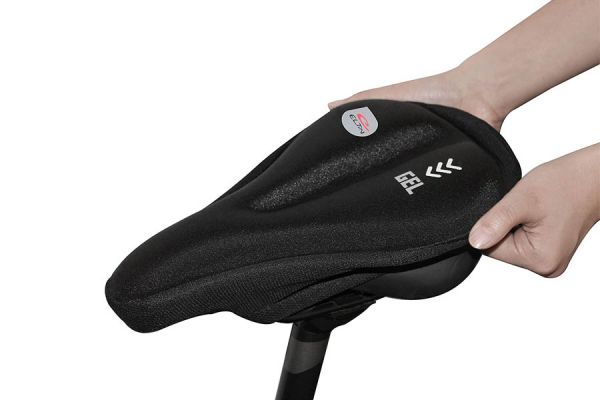 Eltin Gel Adjustable Saddle Cover - Black