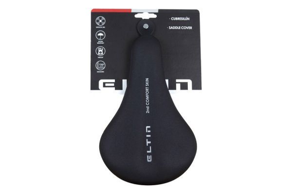 Eltin 2nd Skin Gel Saddle Cover - Black