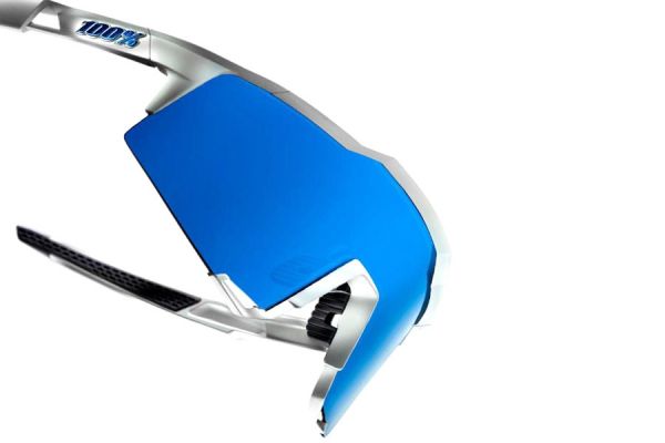 Lunettes 100% Speedcraft Blanc/Bleu