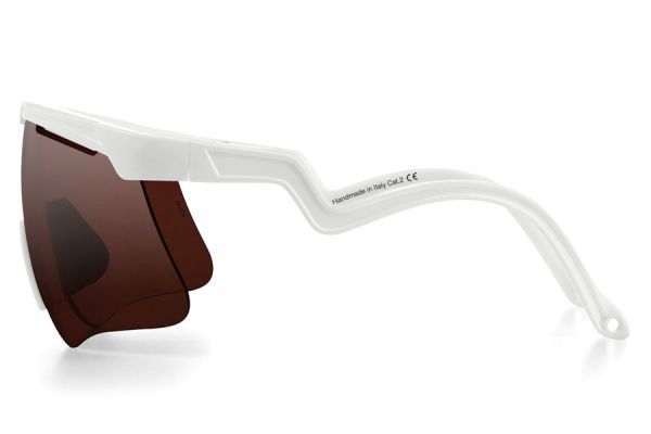 Brille Alba Optics Delta White VZUM Pou