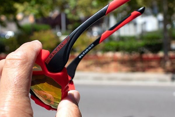 Gafas Eltin Full Oversize Rojo/Negro