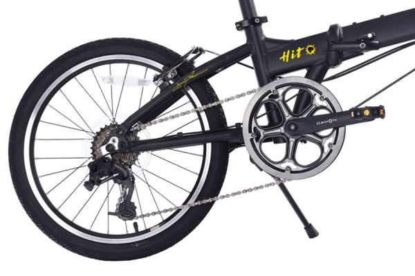 Dahon Hit Naked Faltrad - Schwarz