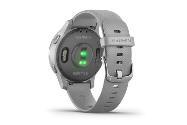 Garmin Vivoactive 4S Music Powder Gris/Plata | Reloj inteligente con GPS