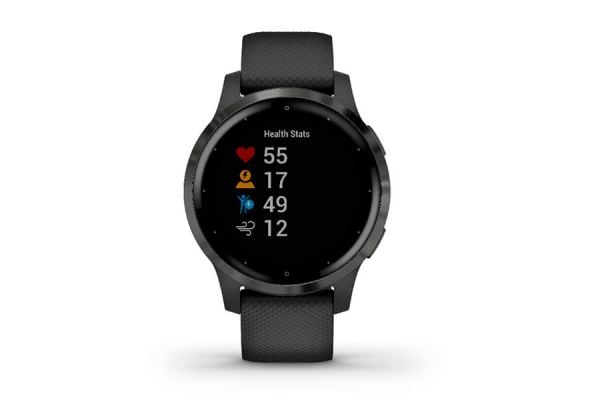 Garmin Vivoactive 4S Music Powder Negro/Pizarra | Reloj inteligente con GPS