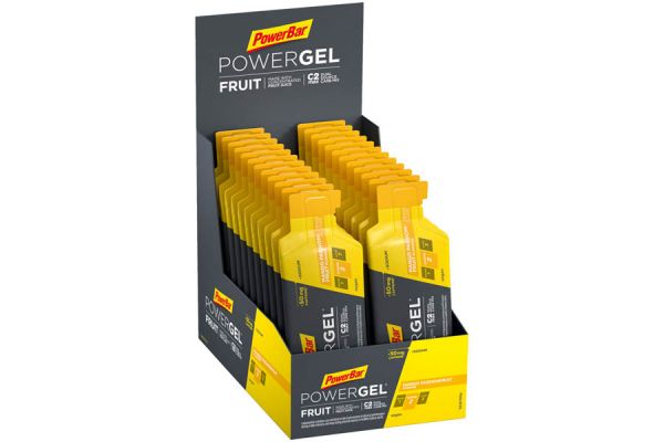 Gel energetico PowerBar Powergel Fruit Mango frutto della passione x24