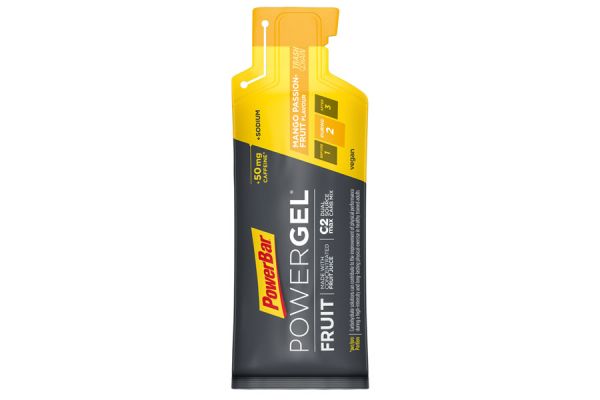 Gel energetico PowerBar Powergel Fruit Mango frutto della passione x24